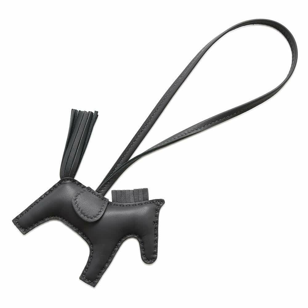 エルメス バッグチャーム ロデオ PM アルドワーズ ラムスキン W刻印 HERMES チャーム