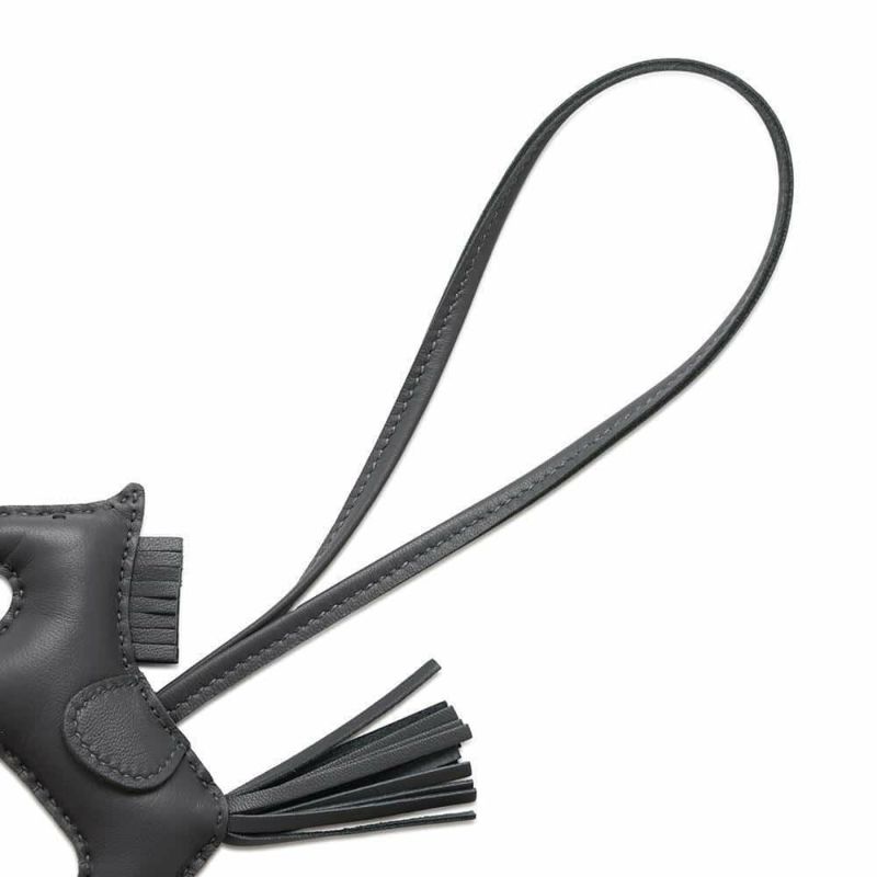 エルメス バッグチャーム ロデオ PM アルドワーズ ラムスキン W刻印 HERMES チャーム