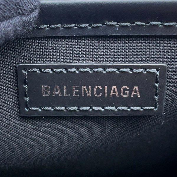 バレンシアガ ハンドバッグ ネイビーカバ XS 390346 BALENCIAGA バッグ 2wayショルダーバッグ黒 ポーチ付き