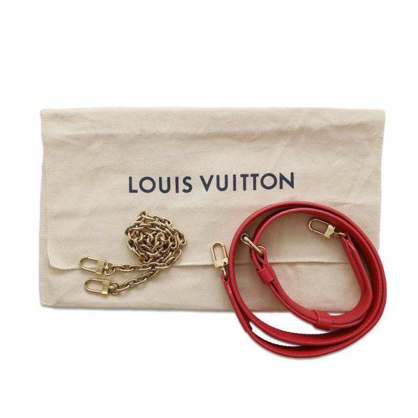 ルイヴィトン ショルダーバッグ ラムスキン ダミエ・パターン ポシェット・トロカ M59049 LOUIS VUITTON 2way ピンク