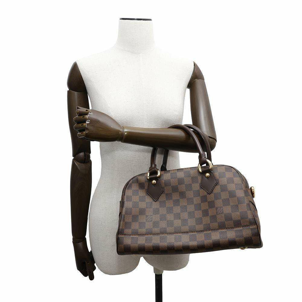 本物 ルイヴィトン 沈着 LOUIS VUITTON LV リベラ ミニ ダミエ エベヌ 