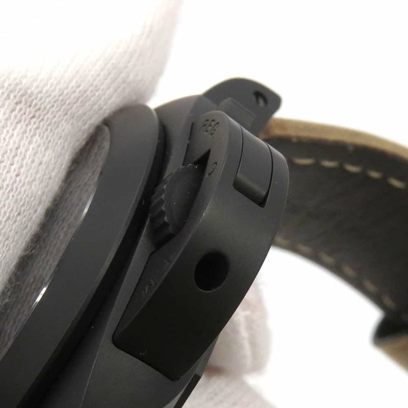 パネライ ルミノールGMT U番 PAM01441 PANERAI 腕時計 黒文字盤