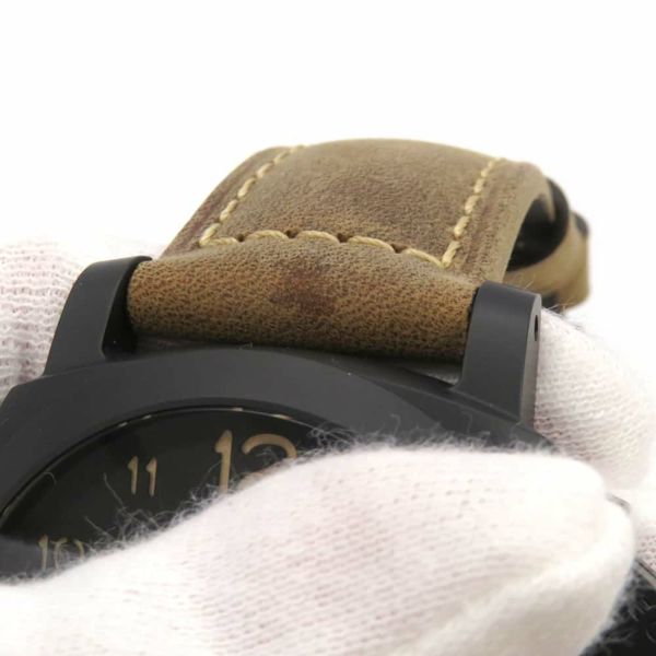 パネライ ルミノールGMT U番 PAM01441 PANERAI 腕時計 黒文字盤