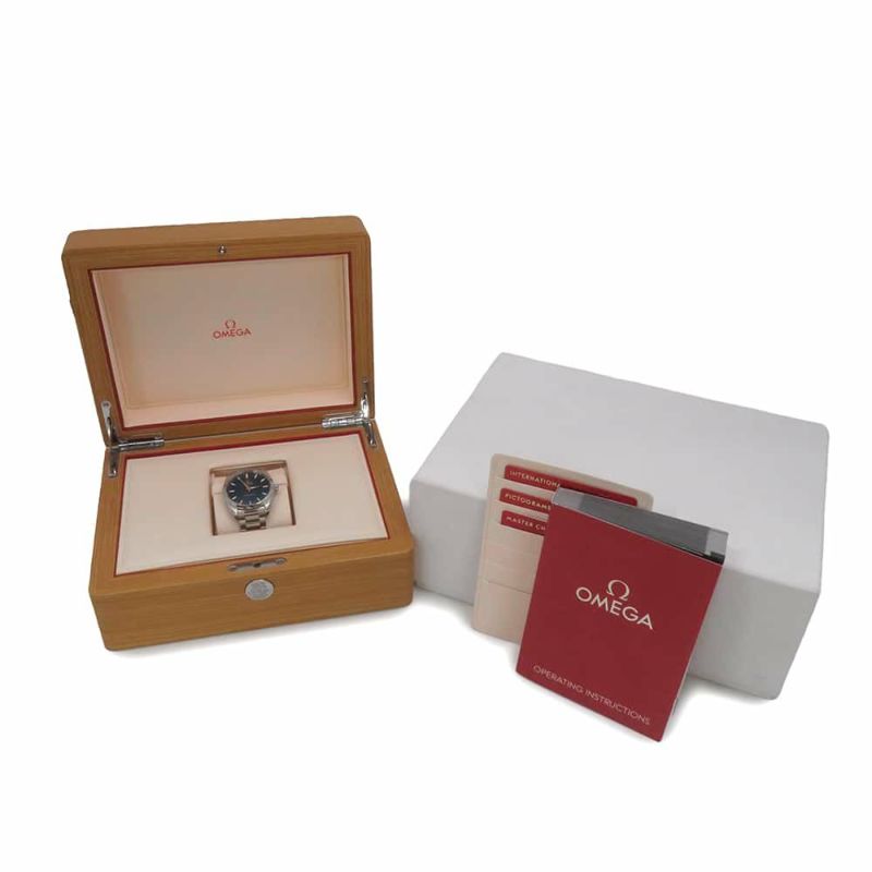 オメガ シーマスター アクアテラ 150M 220.10.38.20.03.002 OMEGA 腕時計 ブルー文字盤