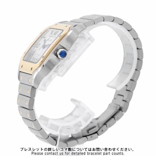 カルティエ サントス ドゥ カルティエ MM W2SA0016 Cartier 腕時計 オパライン文字盤
