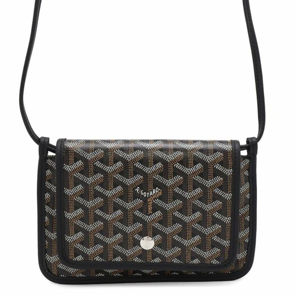 ゴヤール ショルダーバッグ プリュメ ポーチウォレット PVC PLUMETPMLTY01CL01P GOYARD ミニバッグ 黒