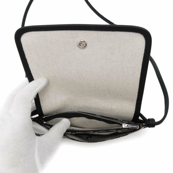 ゴヤール ショルダーバッグ プリュメ ポーチウォレット PVC PLUMETPMLTY01CL01P GOYARD ミニバッグ 黒