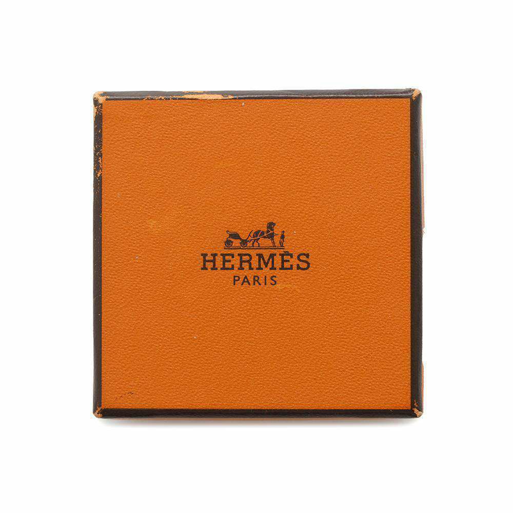 エルメス ピアス ポップアッシュ ブラック/ピンクゴールド金具 Hモチーフ HERMES Pop H ポップH  黒