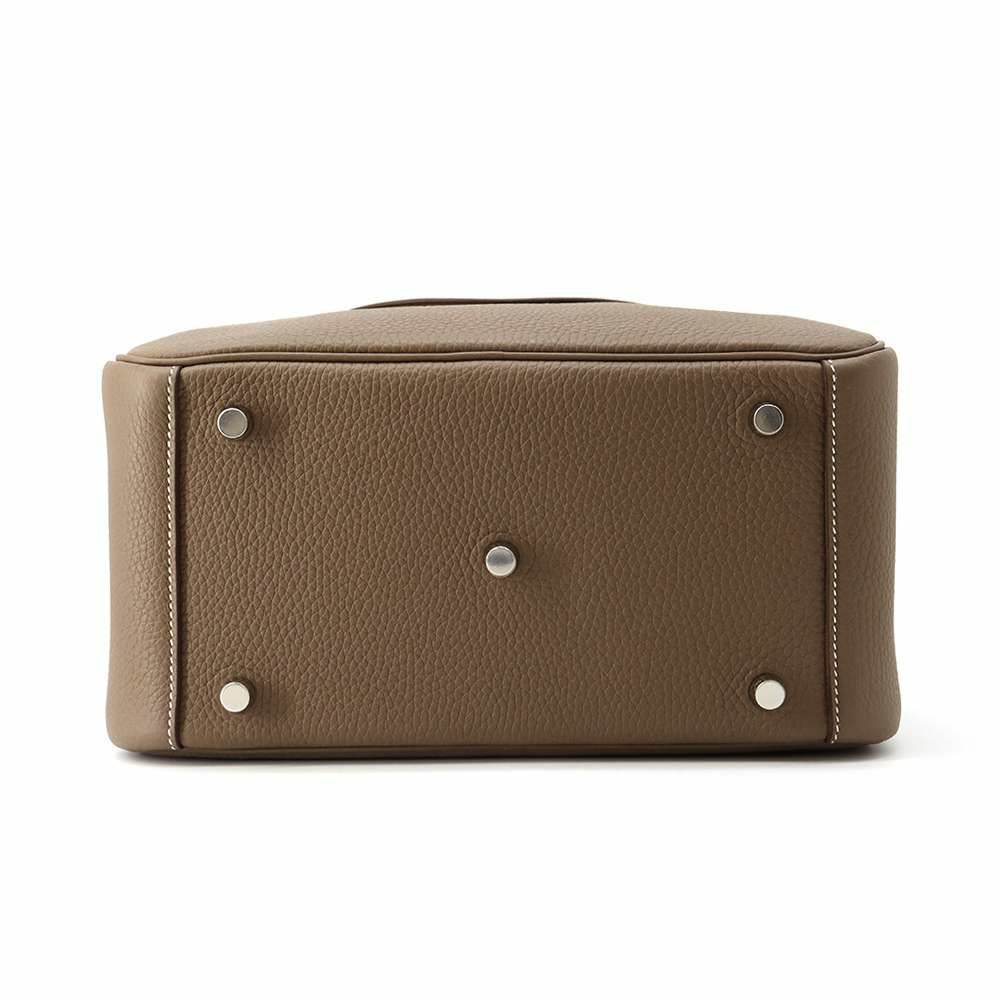 エルメス リンディ26 エトゥープ/シルバー金具 トリヨンクレマンス W刻印 HERMES 2wayショルダー