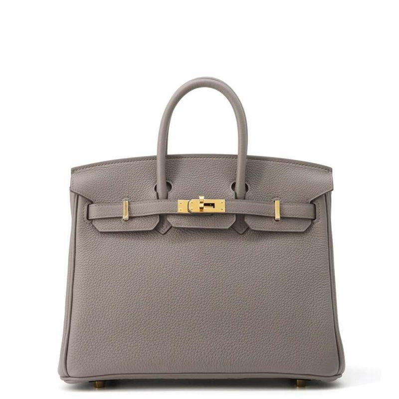 エルメス バーキン25 エタン/ゴールド金具 トゴ W刻印 HERMES Birkin ハンドバッグ