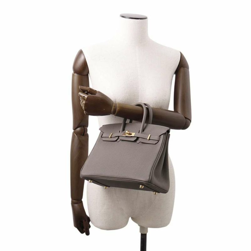 エルメス バーキン25 エタン/ゴールド金具 トゴ W刻印 HERMES Birkin ハンドバッグ