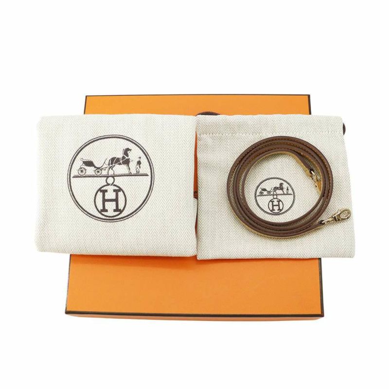 エルメス ハンドバッグ ミニケリードゥ 外縫い ドレ/シャンパンゴールド金具 シェブルシャムキラ W刻印 2wayショルダー