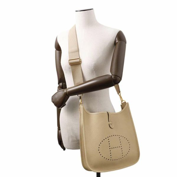 エルメス ショルダーバッグ エブリン3 PM トレンチ/ゴールド金具 トリヨンクレマンス U刻印