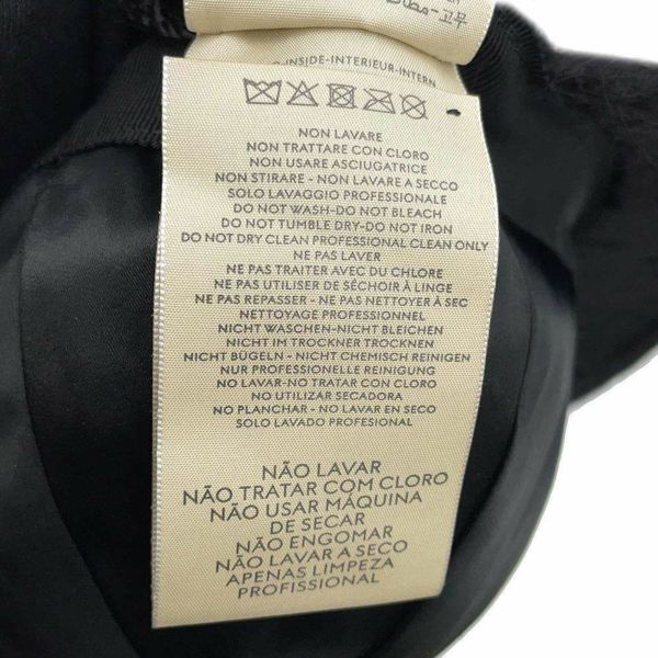 グッチ キャップ プチ GGマーモント モヘア サイズM 729349 GUCCI 帽子 黒