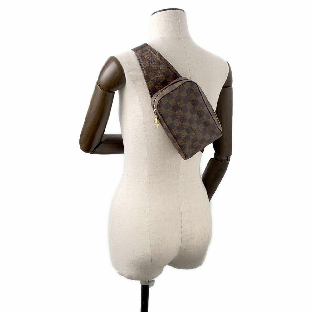 ルイヴィトン ボディバッグ ダミエ・エベヌ ジェロニモス N51994 LOUIS VUITTON ヴィトン ショルダーバッグ ウエストポーチ メンズ