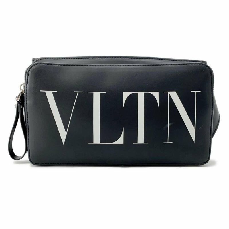 ヴァレンティノ・ガラヴァーニ ボディバッグ VLTN レザー UY0B0719WJW VALENTINO ウエストバッグ 黒