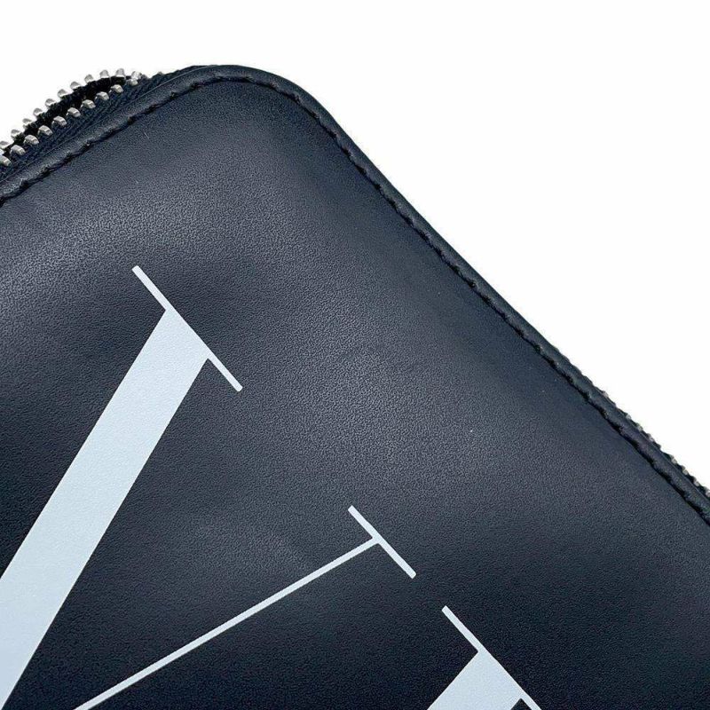 ヴァレンティノ・ガラヴァーニ ボディバッグ VLTN レザー UY0B0719WJW VALENTINO ウエストバッグ 黒