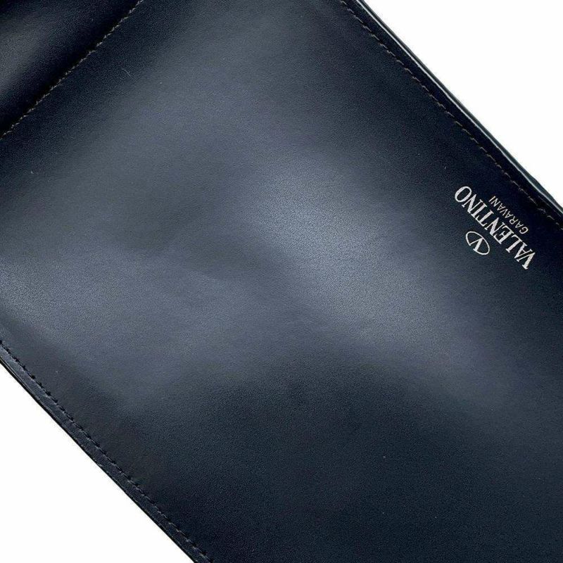 ヴァレンティノ・ガラヴァーニ ボディバッグ VLTN レザー UY0B0719WJW VALENTINO ウエストバッグ 黒