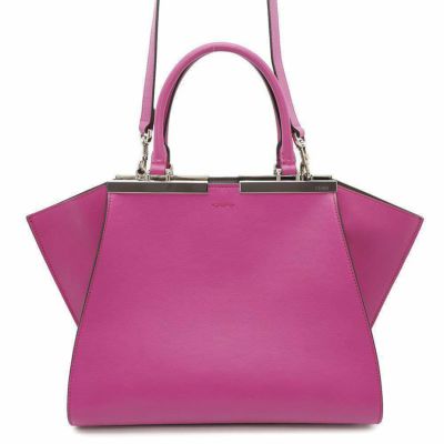 フェンディ ハンドバッグ トロワジュール レザー 8BH279 FENDI 2wayショルダーバッグ 安心保証
