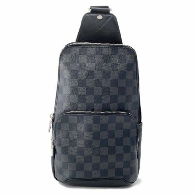 ルイヴィトン ボディバッグ ダミエ・グラフィット アヴェニュー・スリングバッグ N41719 LOUIS VUITTON 黒 ブラック 安心保証