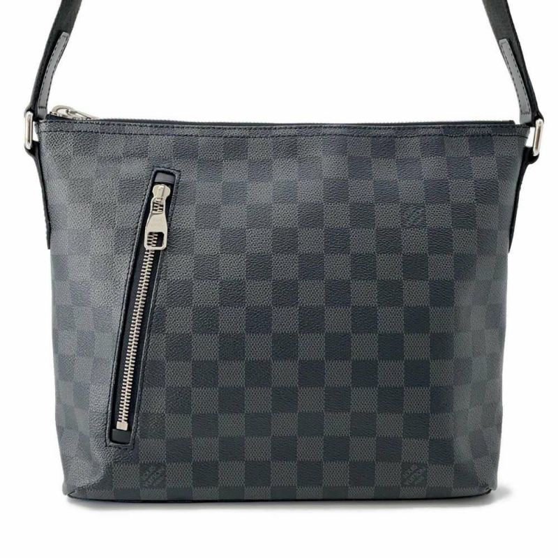 ルイヴィトン ショルダーバッグ ダミエ・グラフィット ミックPM N41211 LOUIS VUITTON ヴィトン メンズ ブラック 黒