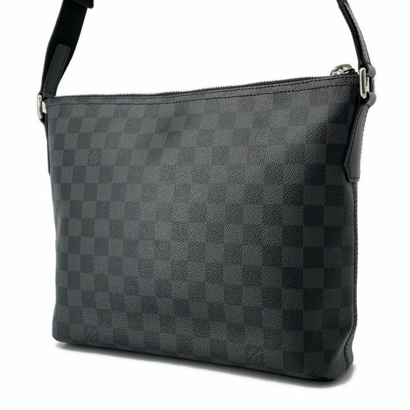 ルイヴィトン ショルダーバッグ ダミエ・グラフィット ミックPM N41211 LOUIS VUITTON ヴィトン メンズ ブラック 黒