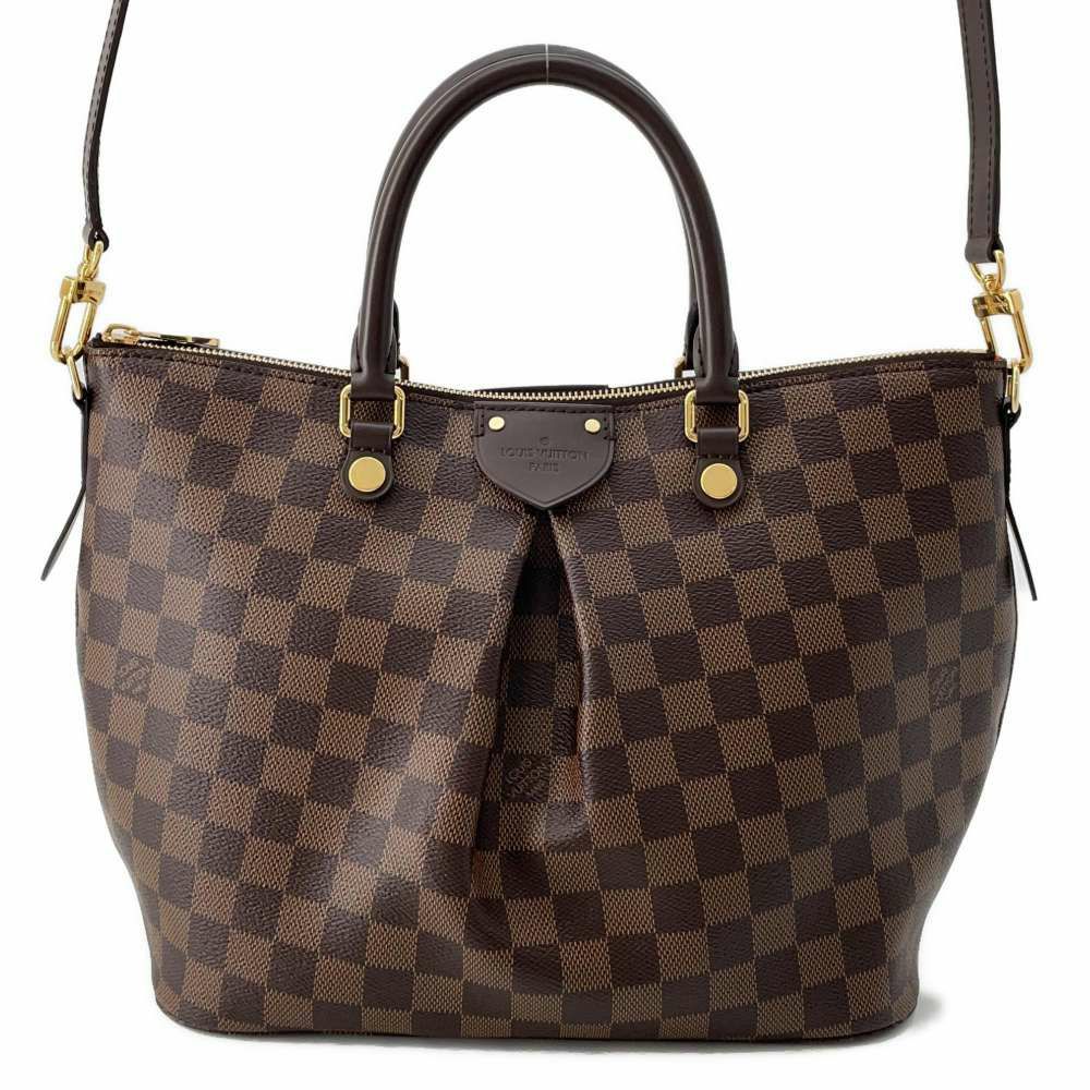 ルイヴィトン ハンドバッグ ダミエ・エベヌ シエナMM N41546 LOUIS VUITTON ヴィトン バッグ 2wayショルダーバッグ