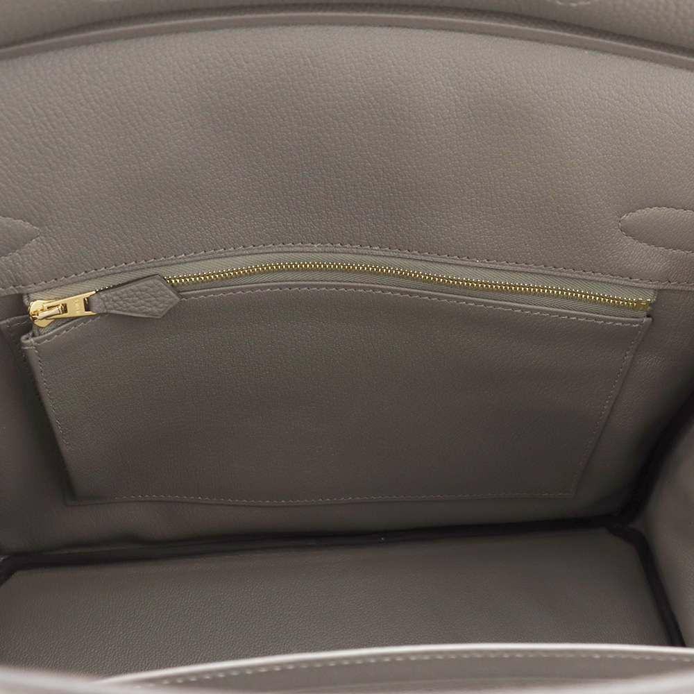 エルメス バーキン30 グリメイヤー/シャンパンゴールド金具 トゴ W刻印 HERMES Birkin ハンドバッグ