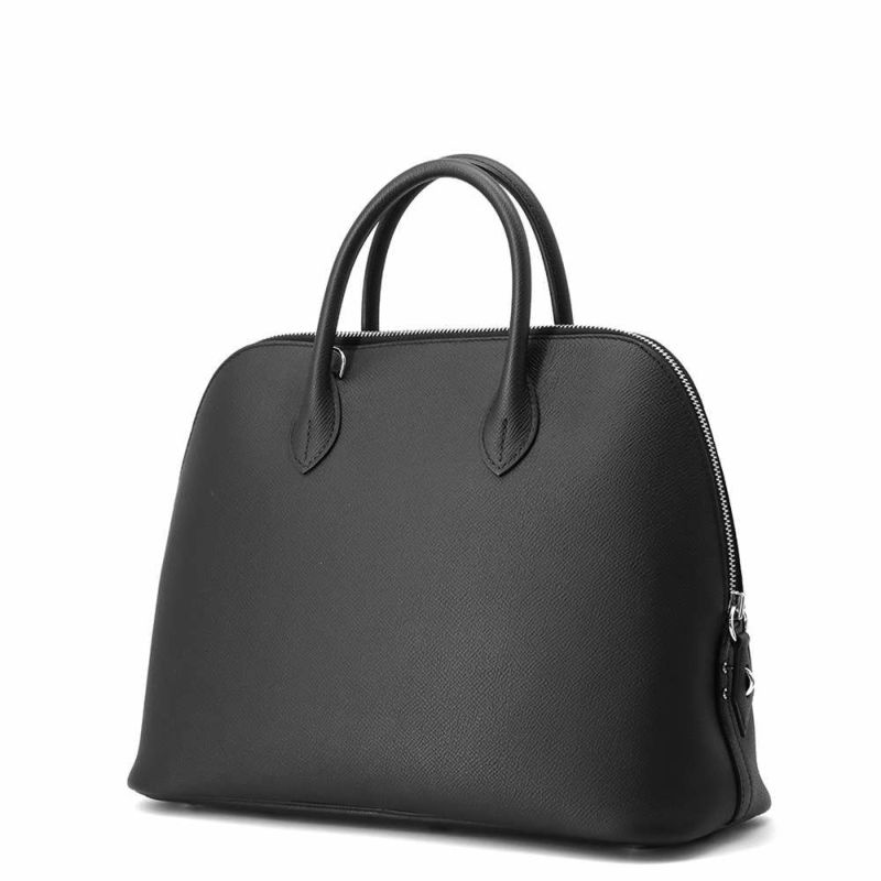 エルメス ハンドバッグ ボリード1923 30 ブラック/シルバー金具 エプソン B刻印 2wayショルダー 黒
