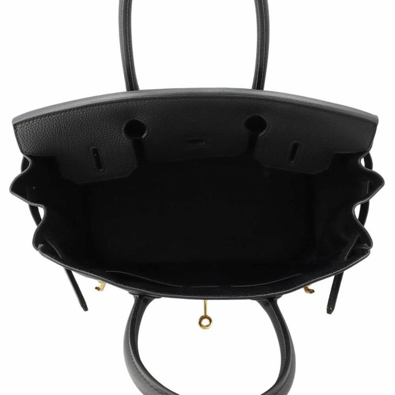 エルメス バーキン30 ブラック/ゴールド金具 トゴ A刻印 HERMES Birkin ハンドバッグ 黒