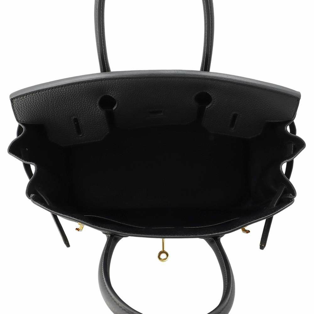 エルメス バーキン30 ブラック/ゴールド金具 トゴ A刻印 HERMES Birkin ハンドバッグ 黒