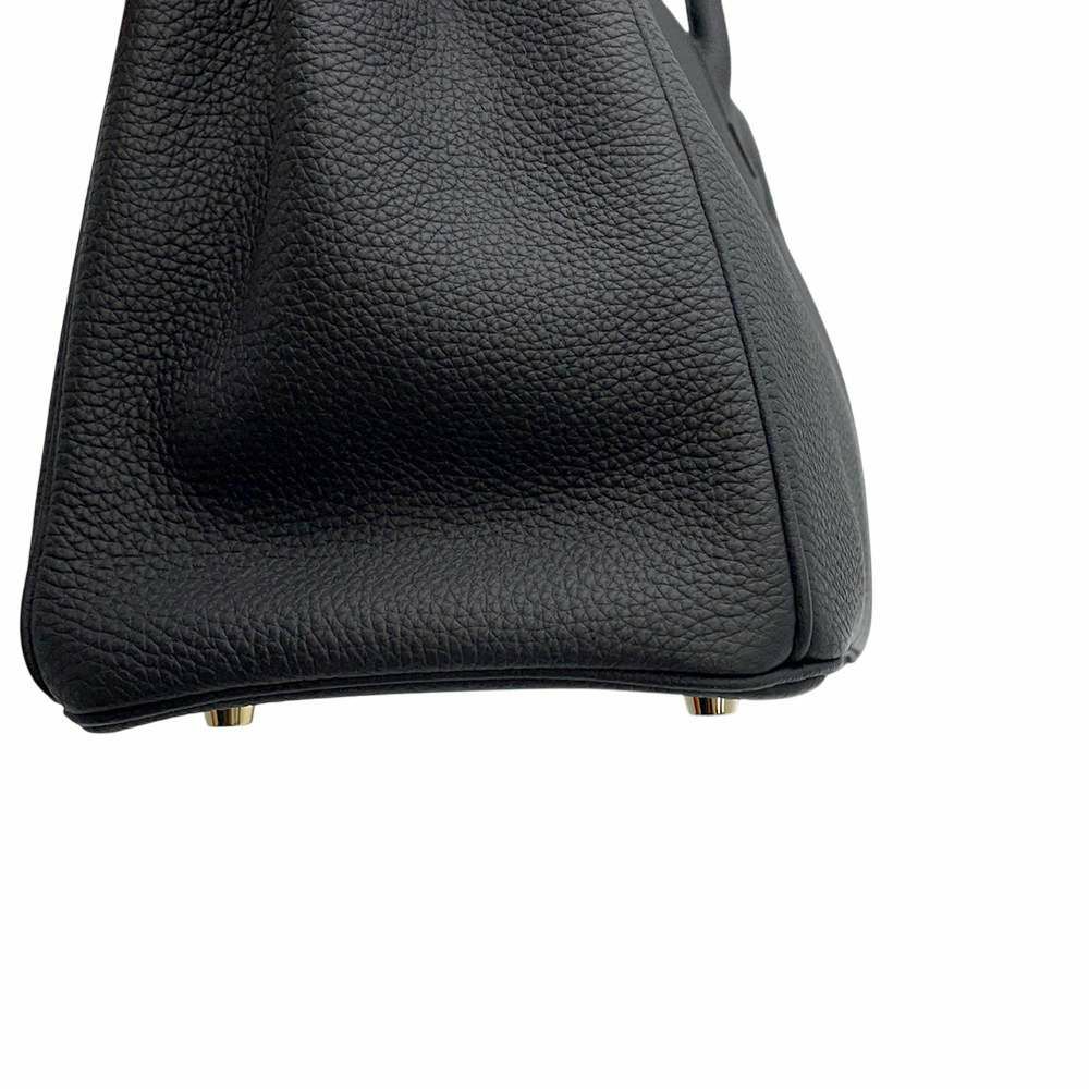 エルメス バーキン30 ブラック/ゴールド金具 トゴ A刻印 HERMES Birkin ハンドバッグ 黒