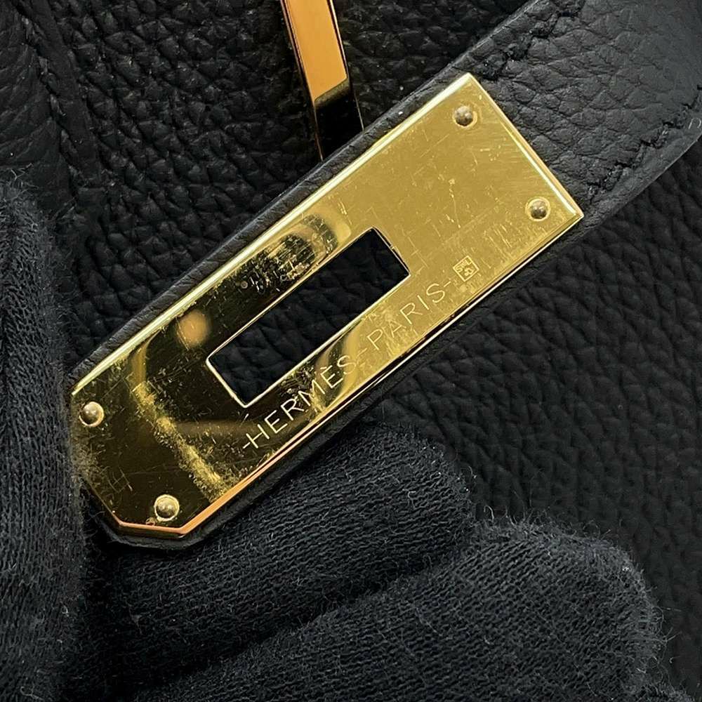 エルメス バーキン30 ブラック/ゴールド金具 トゴ A刻印 HERMES Birkin ハンドバッグ 黒