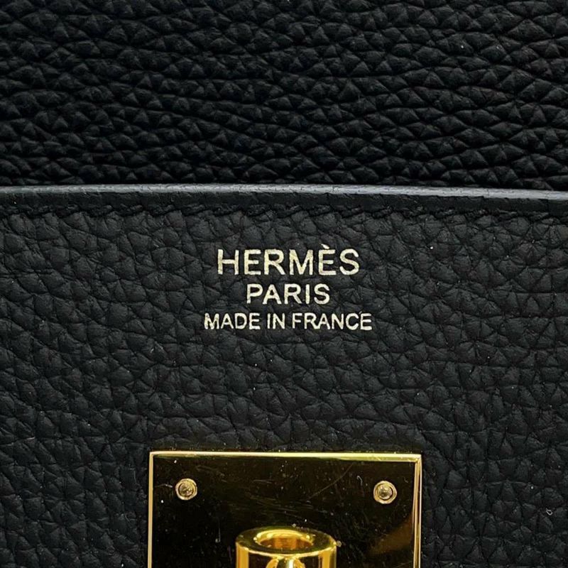 エルメス バーキン30 ブラック/ゴールド金具 トゴ A刻印 HERMES Birkin ハンドバッグ 黒