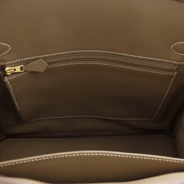 エルメス バーキン30 エトゥープ/ゴールド金具 トゴ W刻印 HERMES Birkin ハンドバッグ