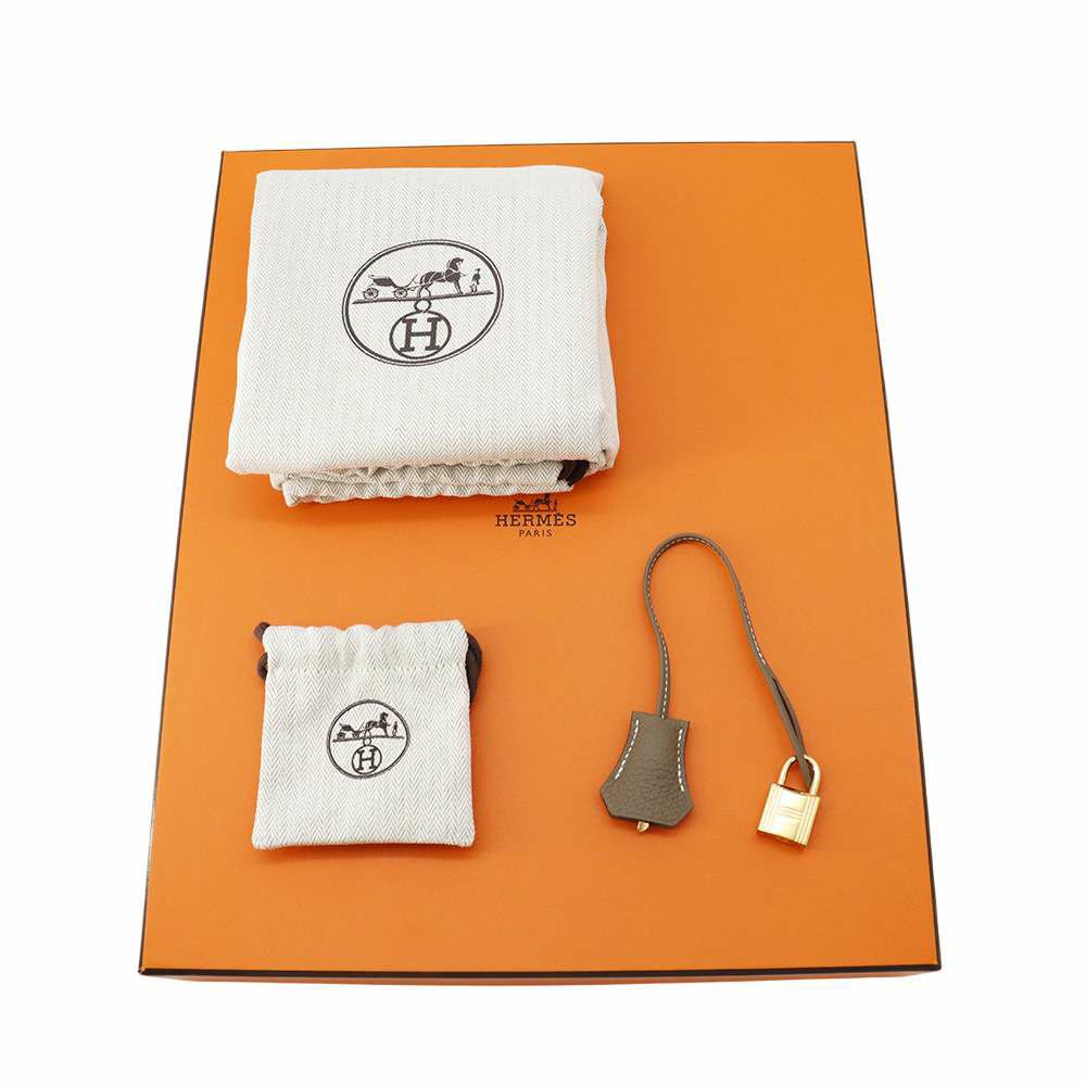 エルメス バーキン30 エトゥープ/ゴールド金具 トゴ W刻印 HERMES Birkin ハンドバッグ