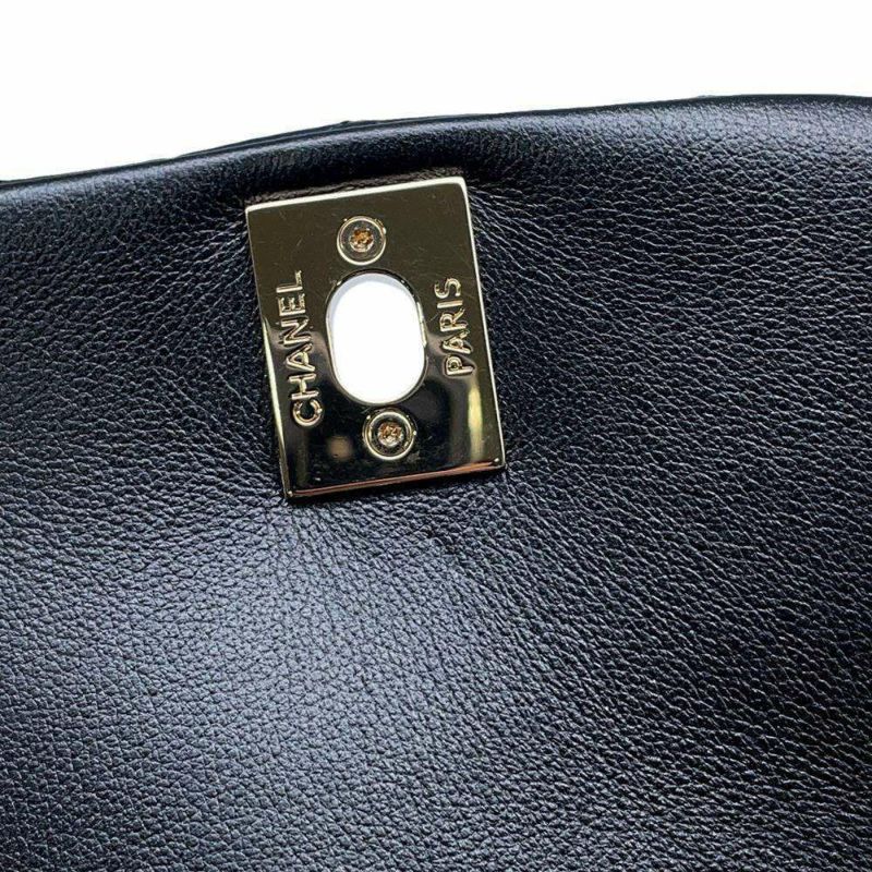 シャネル リュック マトラッセ ココマーク ラムスキン AS2908 CHANEL バッグ バックパック 黒