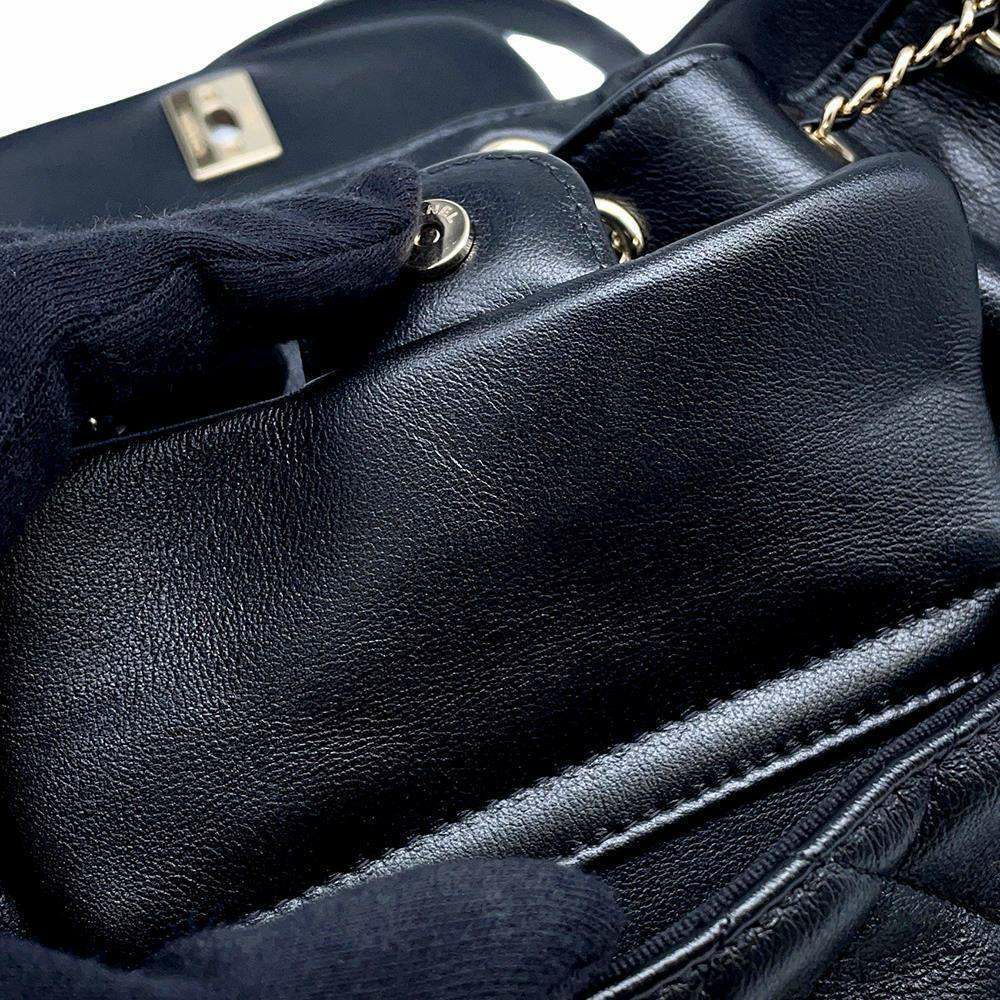 シャネル リュック マトラッセ ココマーク ラムスキン AS2908 CHANEL バッグ バックパック 黒