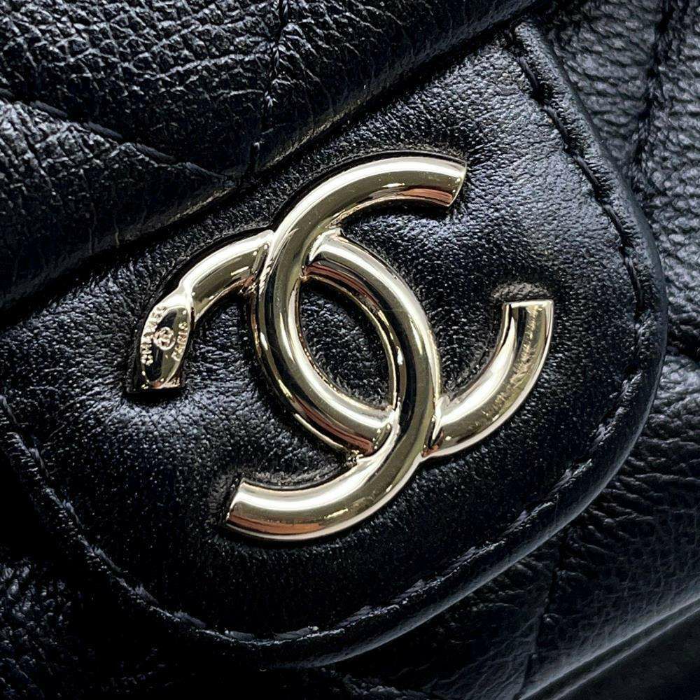 シャネル リュック マトラッセ ココマーク ラムスキン AS2908 CHANEL バッグ バックパック 黒