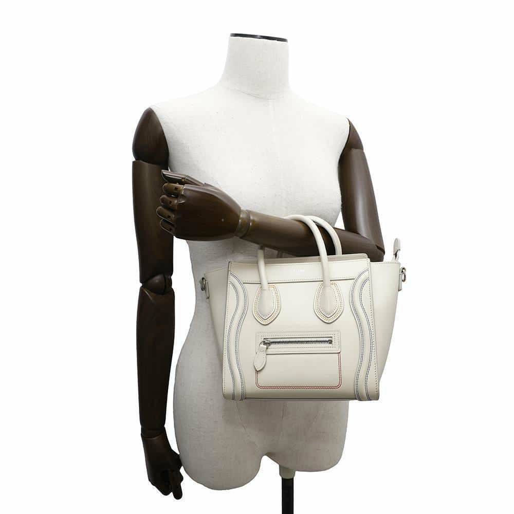 セリーヌ ハンドバッグ ラゲージ ナノ ショッパー CELINE 2wayショルダーバッグ