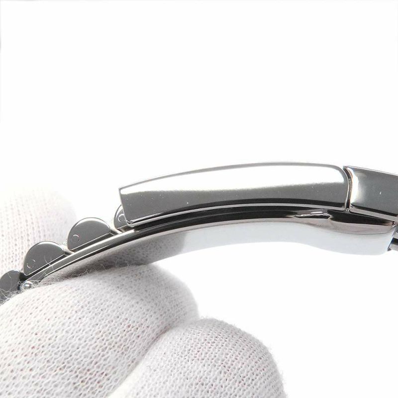 ロレックス デイトジャスト41 SS/K18 10Pダイヤ ランダムシリアル ルーレット 126334G ROLEX 腕時計 黒文字盤