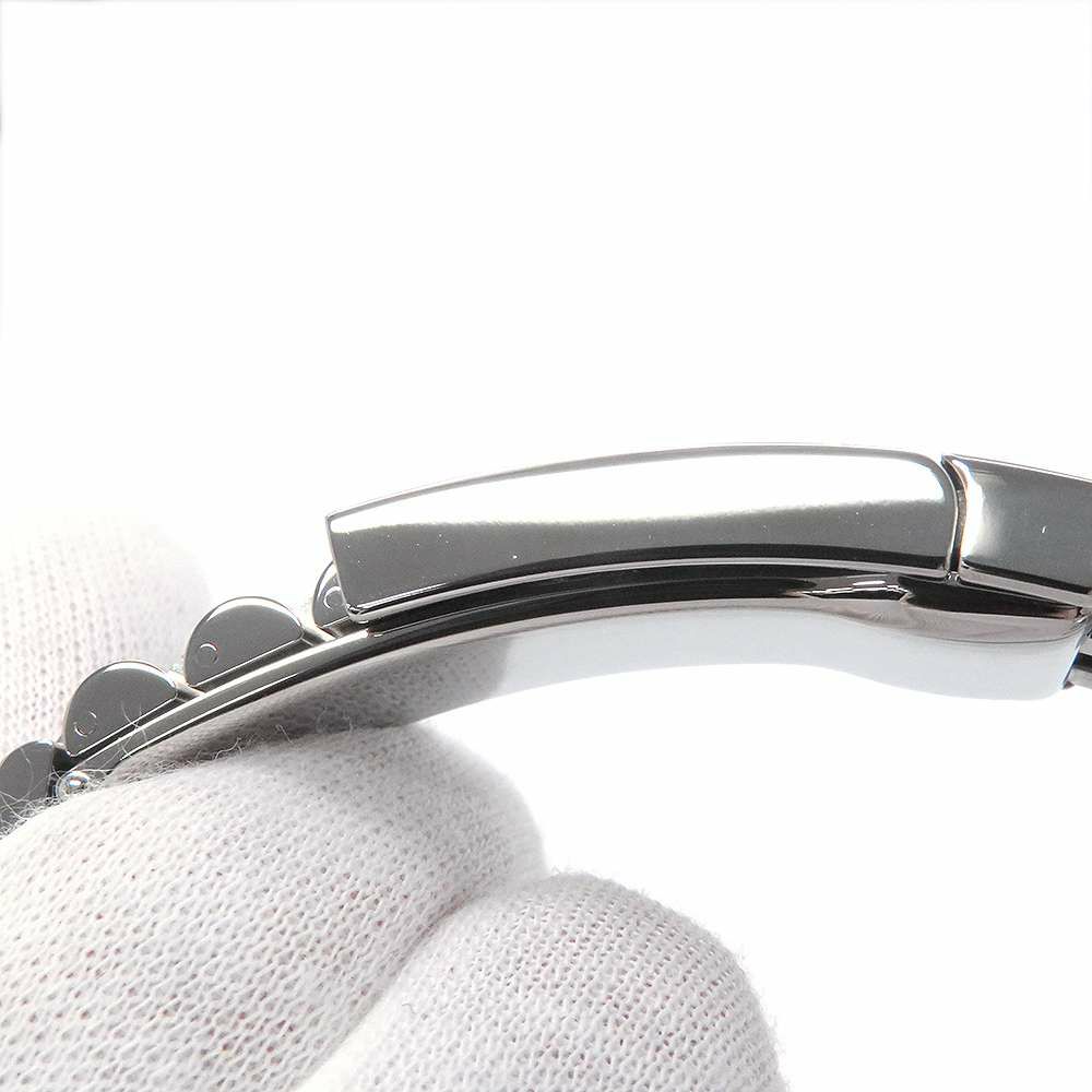 ロレックス デイトジャスト41 SS/K18 10Pダイヤ ランダムシリアル ルーレット 126334G ROLEX 腕時計 黒文字盤