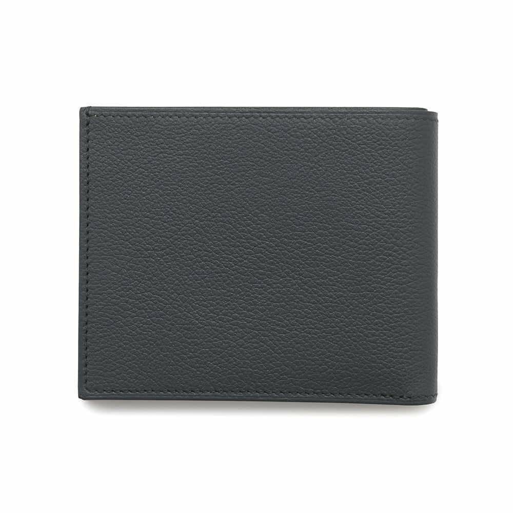 エルメス 二つ折り財布 シチズンツイル コンパクト グリミスティ エバーカラー W刻印 HERMES 財布 メンズ