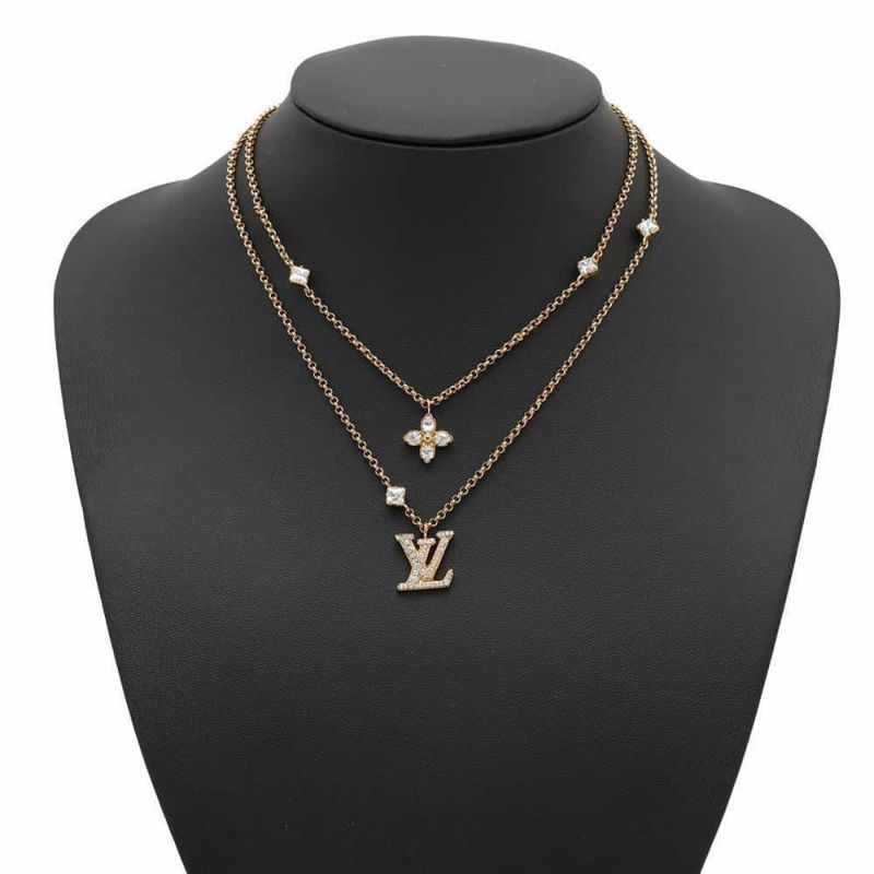 ルイヴィトン ネックレス ネックレス・レディ LV ラインストーン M01845 LOUIS VUITTON アクセサリー