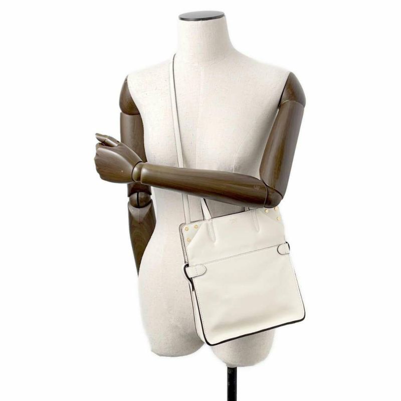 フェンディ ハンドバッグ フリップ スモール 8BT306 FENDI 2way 白