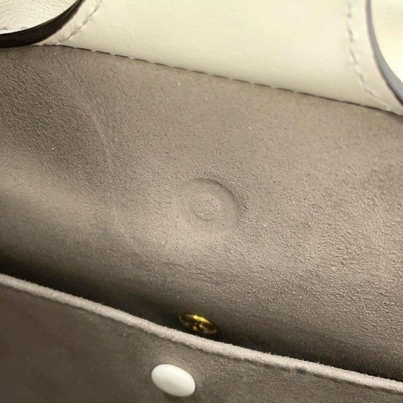 フェンディ ハンドバッグ フリップ スモール 8BT306 FENDI 2way 白