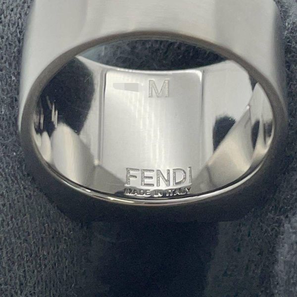 フェンディ リング FF ロゴ メタル サイズM FENDI 指輪 メンズ