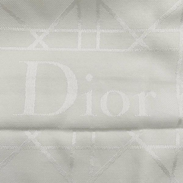 クリスチャン・ディオール ストール カナージュ シルク 76CAN304A670 Christian Dior マフラー ショール 大判 白