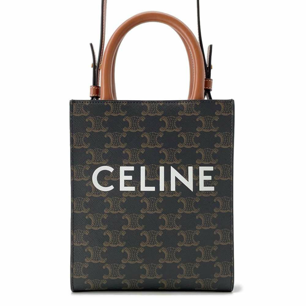 セリーヌ ハンドバッグ トリオンフ ミニ バーティカル カバ 194372 CELINE 2way
