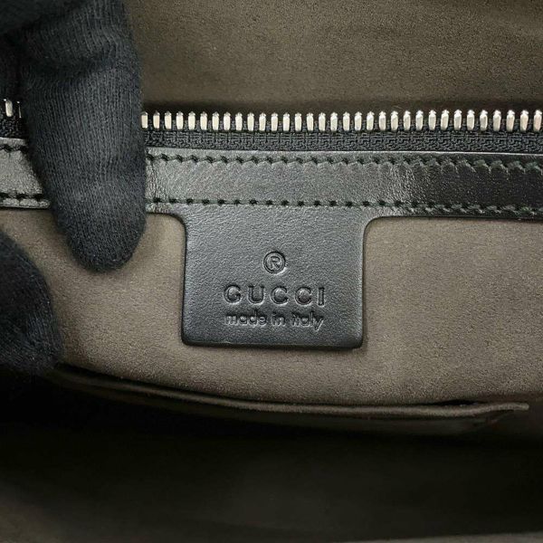 グッチ ビジネスバッグ グッチシマ シグネチャー ブリーフケース レザー 435322 GUCCI ハンドバッグ 黒 2way
